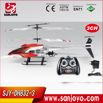 Oferta especial! 2016 hot china fábrica de brinquedos para 3 canais rc helicóptero de brinquedo com giroscópio